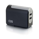 C2G 2-Port USB Wall Charger - AC Power Adapter