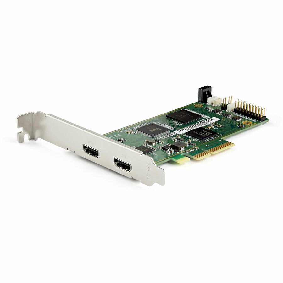 StarTech PCIe HDMI Capture Card, 4K 60Hz PCI Express HDMI 2.0 Capture Card w/ HDR10, PCIe x4 Video Recorder/Live Streaming, TAA