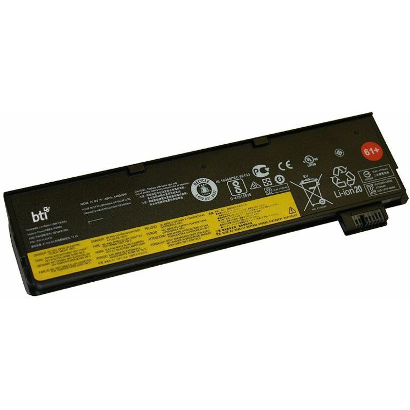 BTI 4X50M08811-BTI 6-CELL 10.8V LI-ION BATTERY 01AV425, 61+, 01AV426, SB10K97582, 01AV491, 4X50M08811