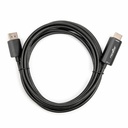 Rocstor DisplayPort/HDMI Audio/Video Cable - 10 ft DisplayPort/HDMI A/V Cable for Audio/Video Device, Monitor, Projector, TV, Computer, Graphic Card, Chromebook, PC, Notebook, Digital Signage Player, Gaming Computer, ... - First End: 1 x DisplayPort 1.4 Digital Audio/Video - Male - Second End: 1 x HDMI Digital Audio/Video - Male - Supports up to 3840 x 2160 - Nickel, Gold Plated Connector - Gold Plated Contact - VW-1 - Black