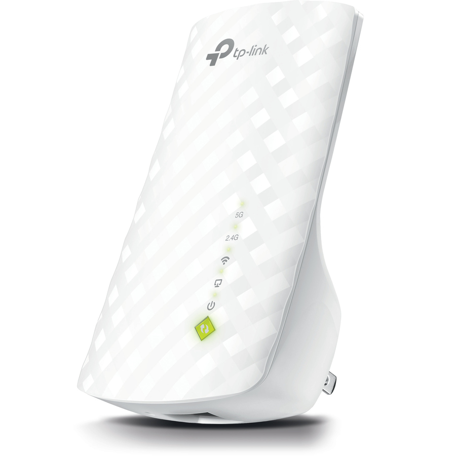 TP-Link RE220 - Dual Band IEEE 802.11ac 750 Mbit/s Wireless Range Extender - Covers Up to 1200 Sq.ft and 20 Devices - WiFi Booster to Extend Range of WiFi Internet Connection