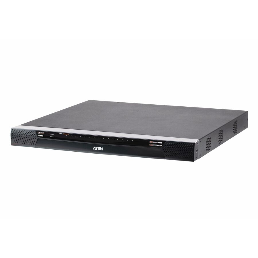 ATEN 1-Local/2-Remote Access 16-Port Multi-Interface Cat 5 KVM over IP Switch - TAA