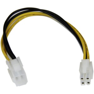 [04ATX4pinExt] StarTech.com 8in ATX12V 4 Pin P4 CPU Power Extension