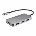 Rocstor Premium USB-C to USB-A Hub with 100W Power Delivery