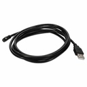 AddOn 3ft USB A 2.0 Male to Mini-USB B 2.0 Male Black Cable