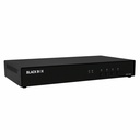 Black Box KVM Switch, NIAP 4.0 Certified - 4-Port, Single-Monitor, DisplayPort with MST, HDMI Out, CAC