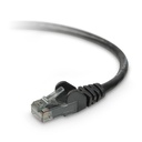 Belkin 6ft Cat6 Snagless Molded Patch Cable RJ45 - patch cable - ethernet - 6 ft - black - RJ-45 Male - Male - 6ft - Black