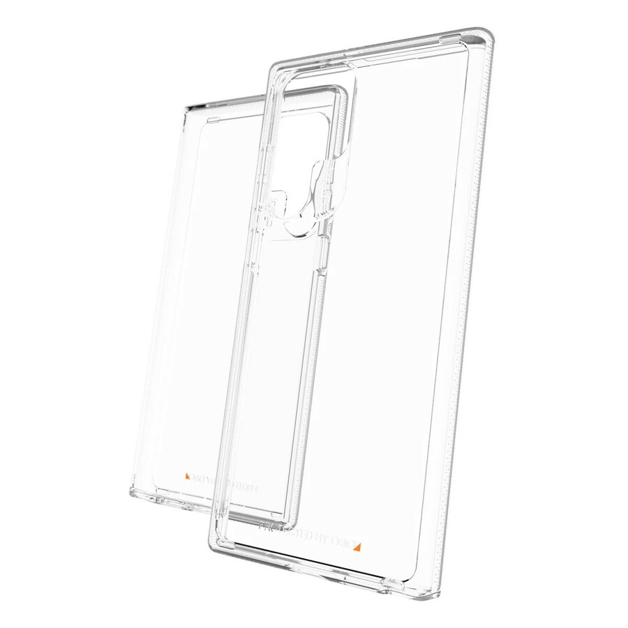 gear4 Crystal Palace - For Samsung Galaxy S22 Ultra Smartphone - Clear - Transparent, Soft-touch - Impact Resistant, Drop Resistant, Bacterial Resistant, Shock Resistant, Odor Resistant, Yellowing Resistant - D3O