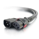 C2G 10ft Locking C14 to C13 10A 250V Power Cord Black - 250 V AC / 10 A - Black - 10 ft Cord Length - IEC 60320 C13 / IEC 60320 C14