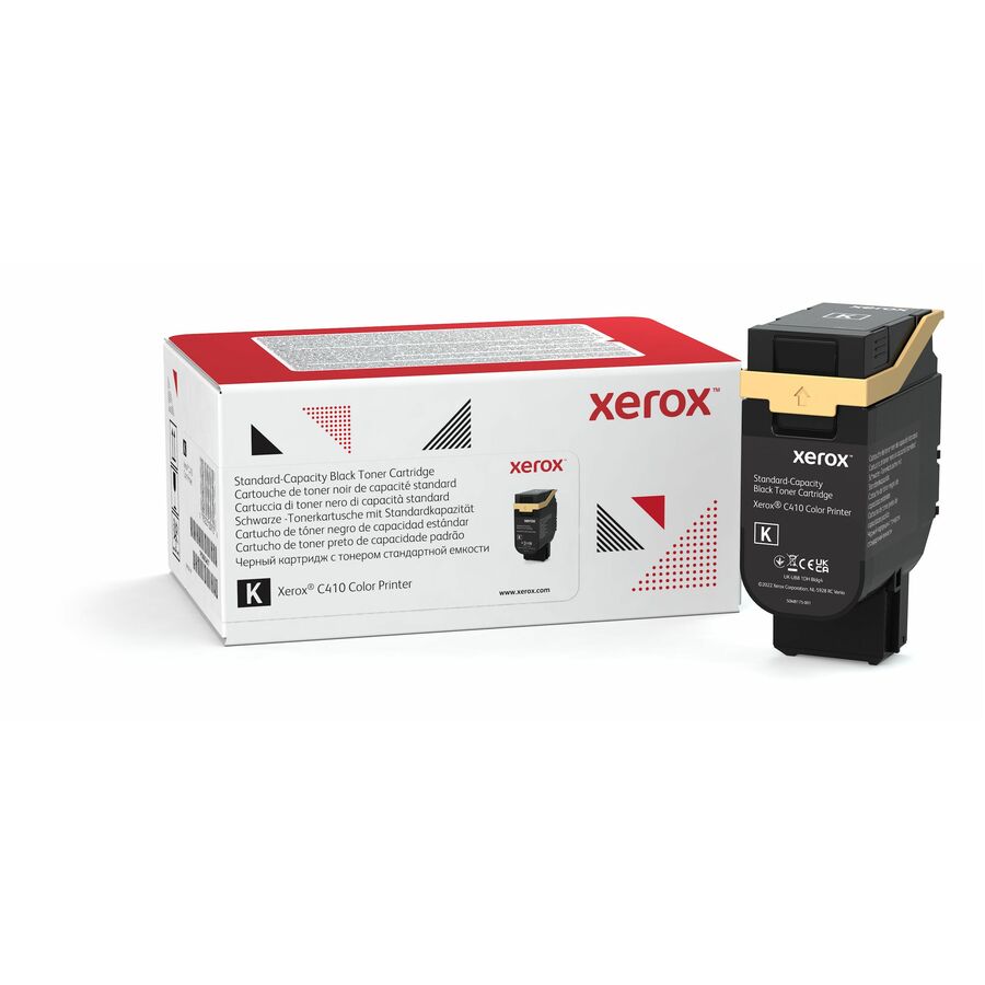 Xerox Genuine Xerox® C410 Color Printer, VersaLink® C415 Color Multifunction Printer Black Standard capacity Toner Cartridge (2400 Pages) - 006R04677
