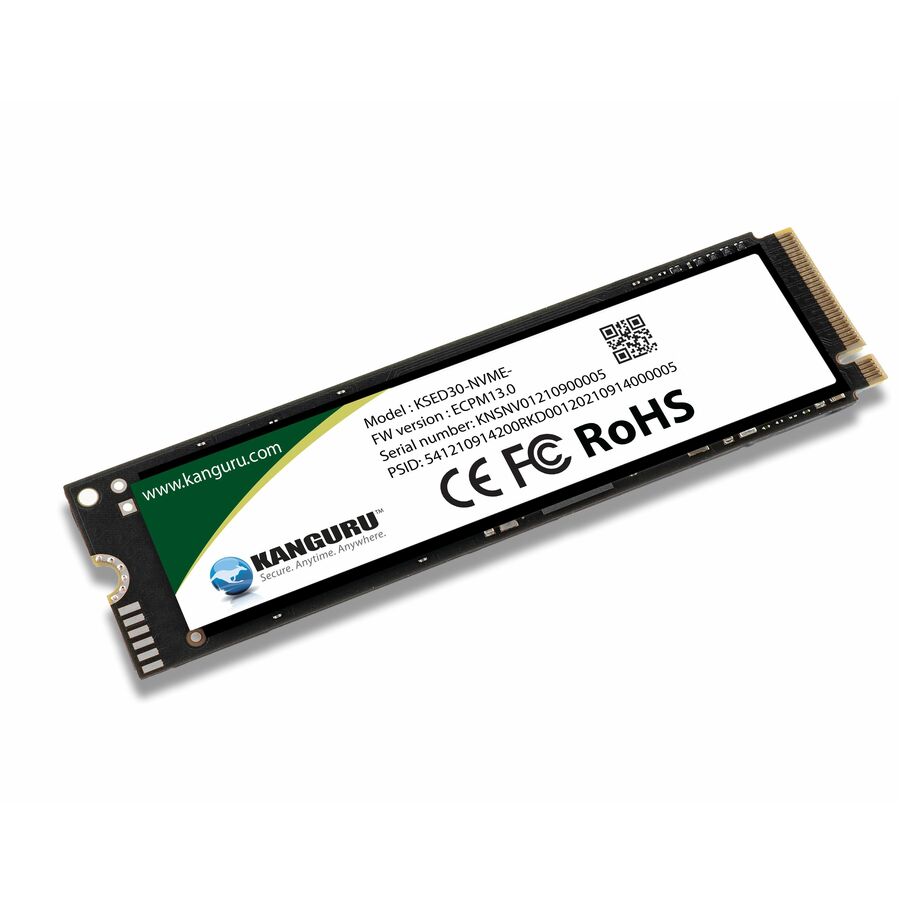 Kanguru Defender SED30 Hardware-Based-Self-Encrypting Internal SSD-KSED30-NVME-Series 1 TB Solid State Drive - M.2 2280 Internal - PCI Express NVMe (PCI Express NVMe 4.0 x4) - TAA Compliant