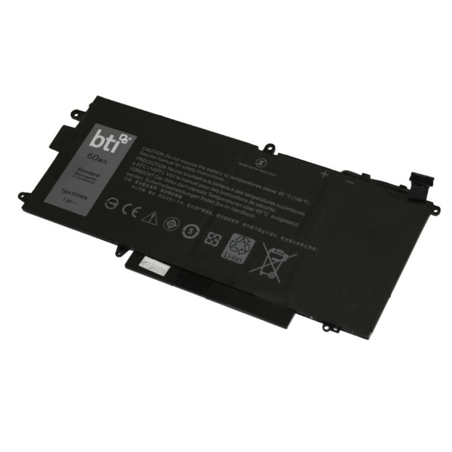 BTI K5XWW-BTI 7.6V 60WHR LI-ION BATTERY 0N18GG, 725KY, 451-BBZC, K5XWW, 4CSMP, N18GG, 6CYH6 LATITUDE 5289, LATITUDE 5289 2-IN-1, LATITUDE 7389, LATITUDE 7390 2-IN-1