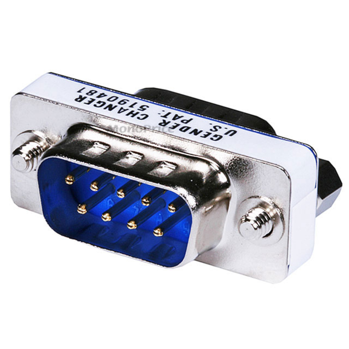 [04DB9MMSlim] Eaton Tripp Lite Series Compact/Slimline DB9 Gender Changer (M/M)
