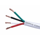 Monoprice 100ft 16AWG CL2 Rated 4-Conductor Loud Speaker Cable (For In-Wall Installation)