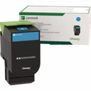 Lexmark Original Laser Toner Cartridge - Cyan - 1 Each