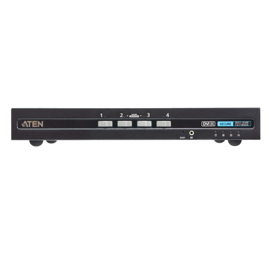 ATEN 4-Port USB DVI Secure KVM Switch (PSD PP v4.0 Compliant)
