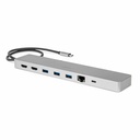 Rocstor Premium USB-C 11-in-1 Dual Display Portable Dock