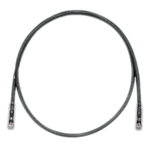 PANDUIT Cat.6 UTP Patch Cord - RJ-45 Male Network - RJ-45 Male Network - 25ft - Black, Clear