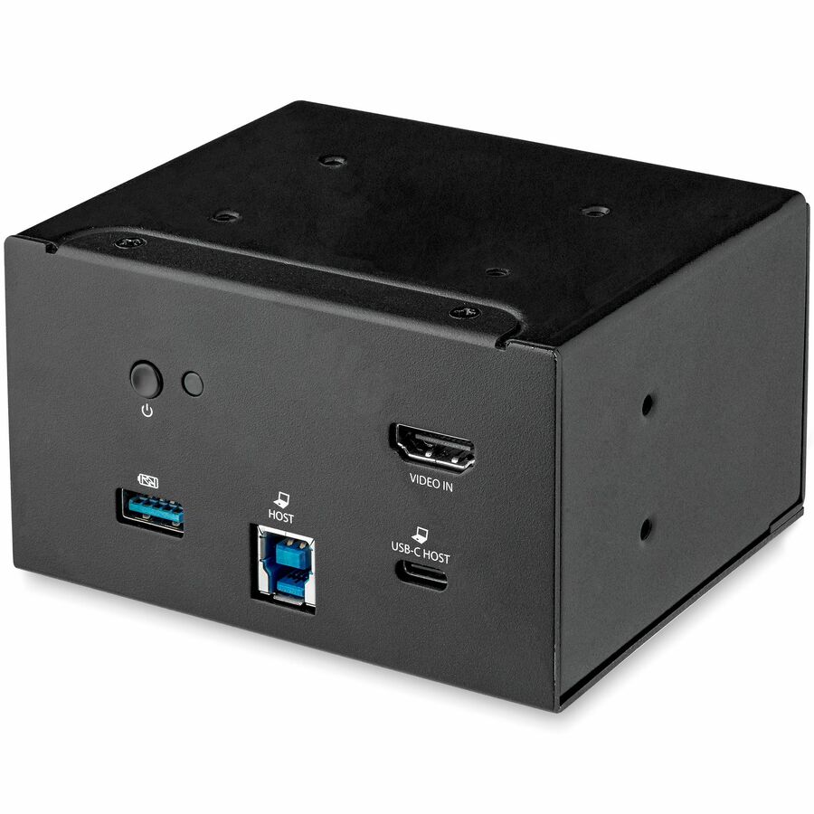 StarTech Laptop docking module for the conference table connectivity box lets you access boardroom or huddle space devices - Set up conference calls using applications such as Skype for Business - USB-C or USB-A laptop docking - USB-A charging port - USB-C Power Delivery 2.0 - Table-mounting bracket included