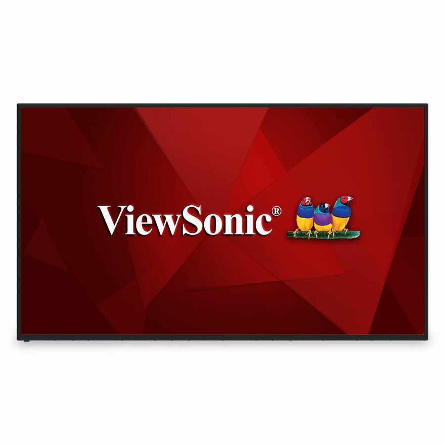ViewSonic CDE6512 65" 4K UHD Commercial Display with VESP, Wireless Screen Sharing, USB Wi-Fi Capabilities, RJ45, HDMI, USB C