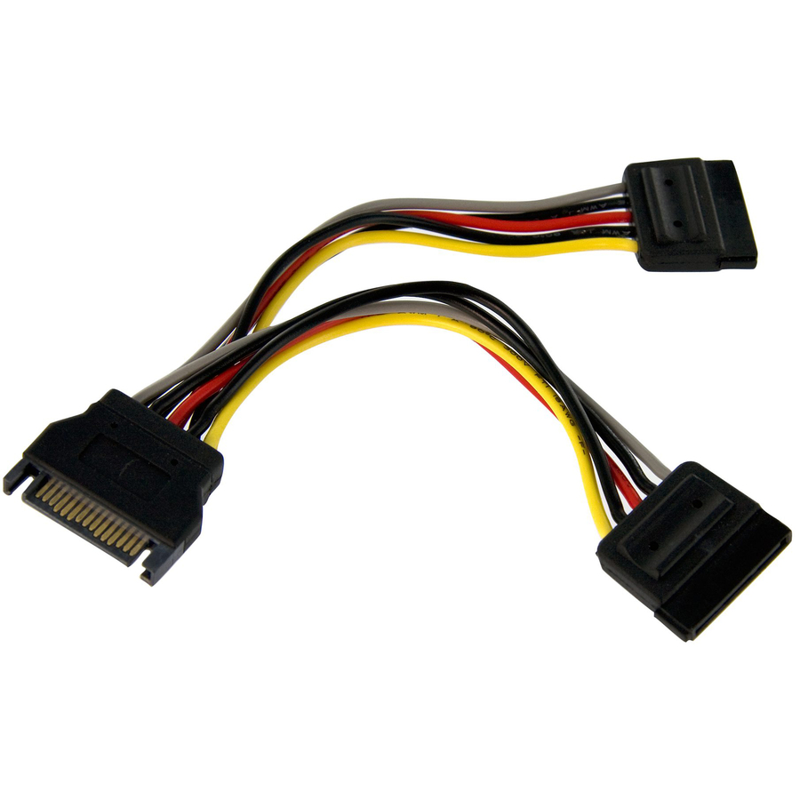 StarTech 6in SATA Power Y Splitter Cable Adapter