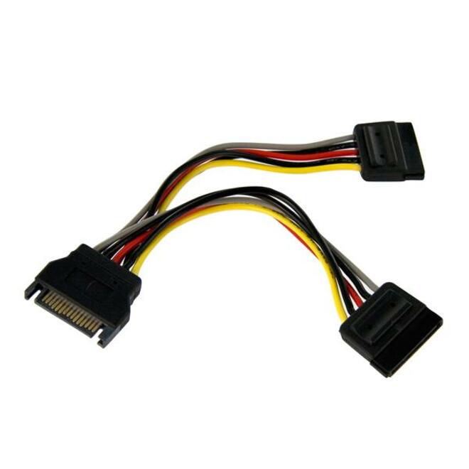 StarTech 6in SATA Power Y Splitter Cable Adapter