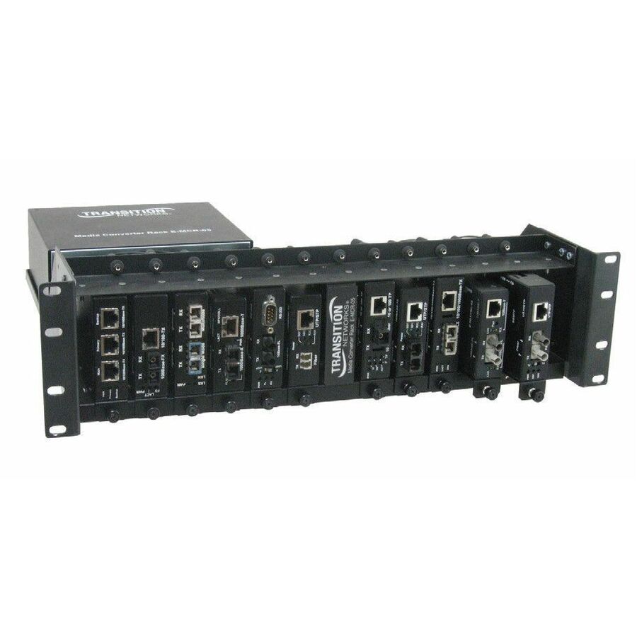 Transition Networks 12-Slot Media Converter Rack