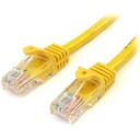 StarTech 25 ft Yellow Snagless Cat5e UTP Patch Cable