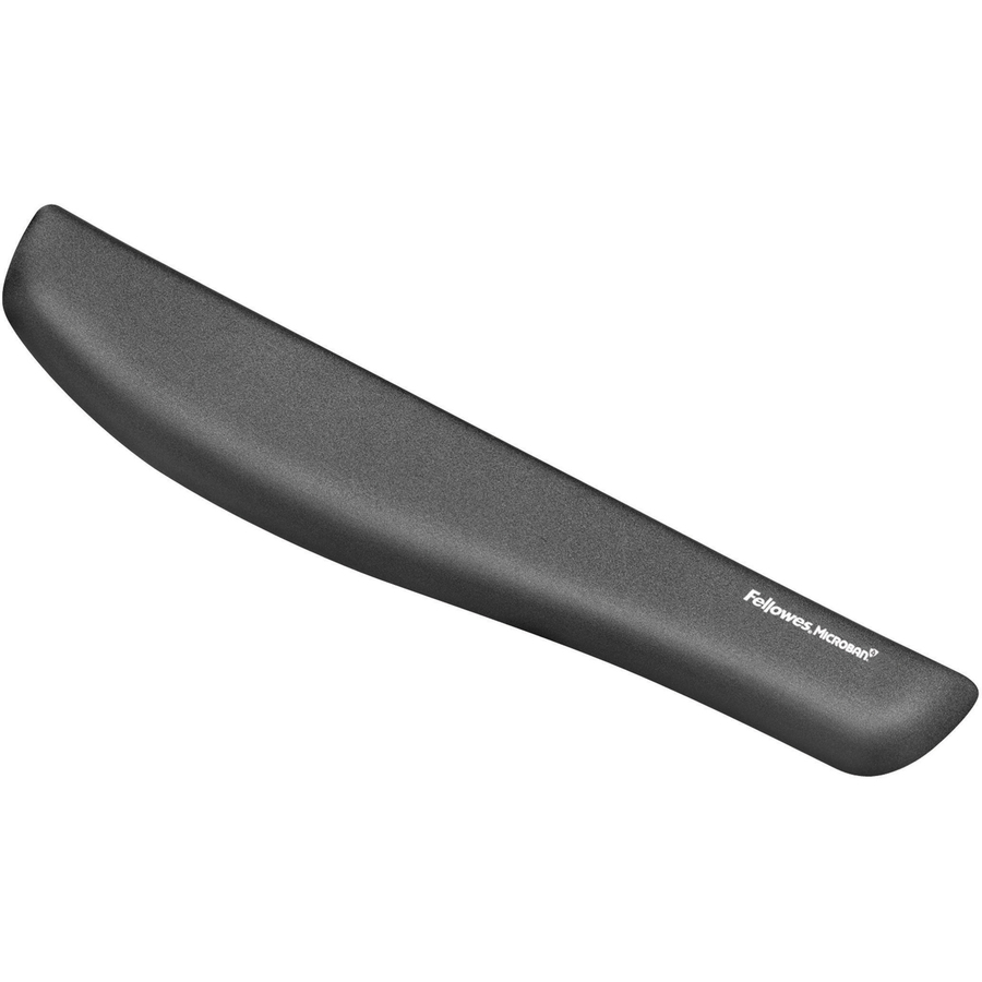 Fellowes® PlushTouch™ Foam Keyboard Wrist Rest with MICROBAN® - Graphite (9252301)