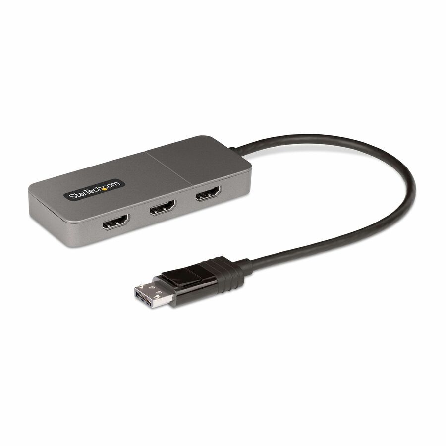StarTech 3-Port MST Hub, DisplayPort to Triple 4K 60Hz HDMI, DP 1.4 Multi-Monitor Adapter, Windows Only