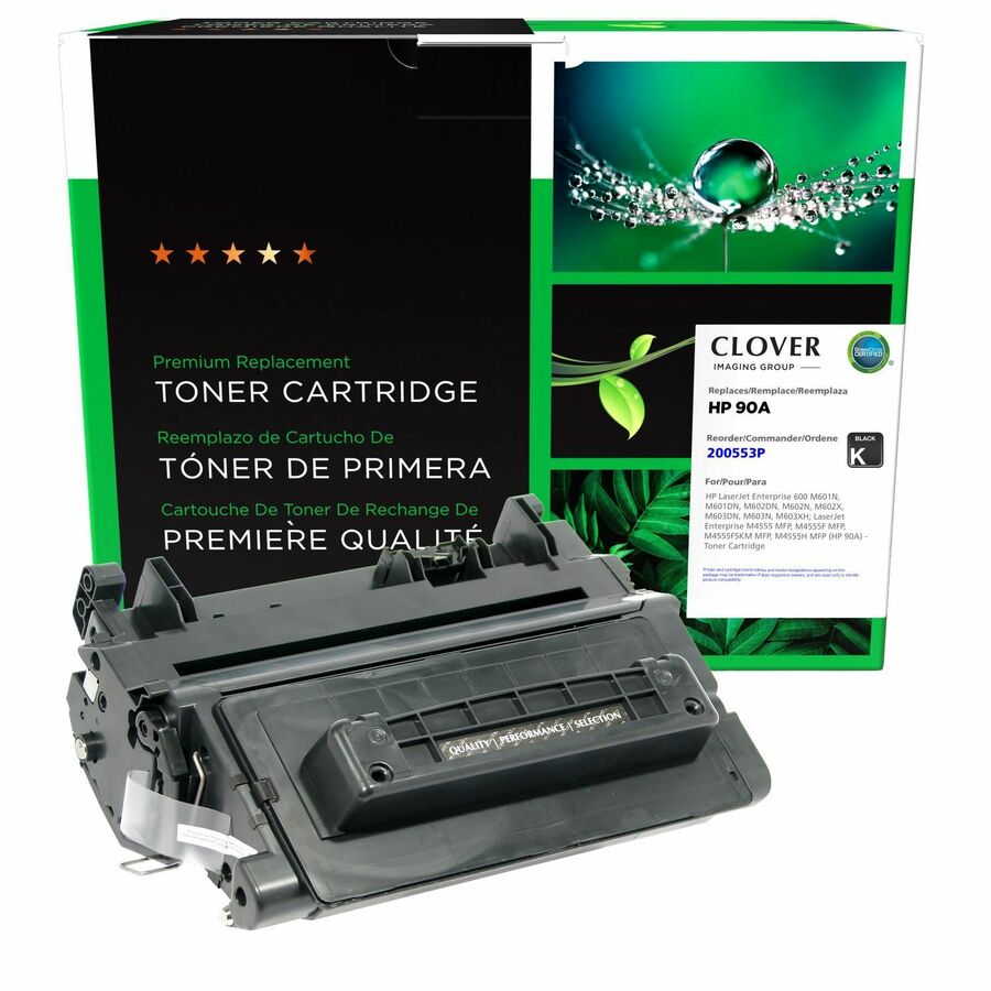 Clover Imaging Remanufactured Toner Cartridge for HP 90A (CE390A)
