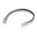 C2G 6in Cat6 Non-Booted Unshielded (UTP) Network Patch Cable - Gray