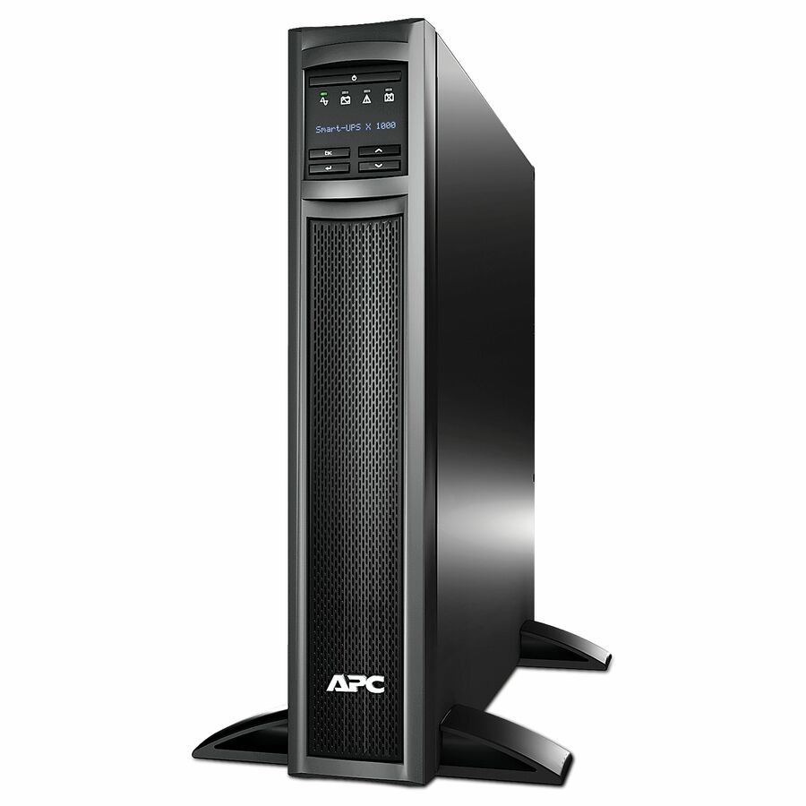 APC Smart-UPS X, Line Interactive, 1000VA, Rack/tower convertible 2U, 120V, 8x 5-15R NEMA, SmartConnect port+NMC, Extended runtime - 2U Tower/Rack Convertible - 3 Hour Recharge - 8 Minute Stand-by - 120 V AC Input - 120 V AC Output - 8 x NEMA 5-15R Receptacle(s)