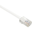 Unirise Cat.6 Patch UTP Network Cable - 1 ft Category 6 Network Cable for Network Device - First End: 1 x RJ-45 Network - Male - Second End: 1 x RJ-45 Network - Male - Patch Cable - White