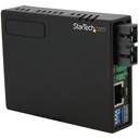 StarTech.com 10/100 Multi Mode Fiber to Ethernet Media Converter SC 2km with PoE - Convert and extend a 10/100 Mbps Ethernet connection up to 2 km over Multi Mode SC fiber - with PoE - fiber converter - ethernet media converter - fibre converter - 10/100 media converter - utp to fiber
