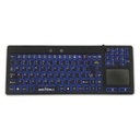 Seal Shield Seal Glow Series Waterproof Silicone Backlit Keyboard With Touchpad