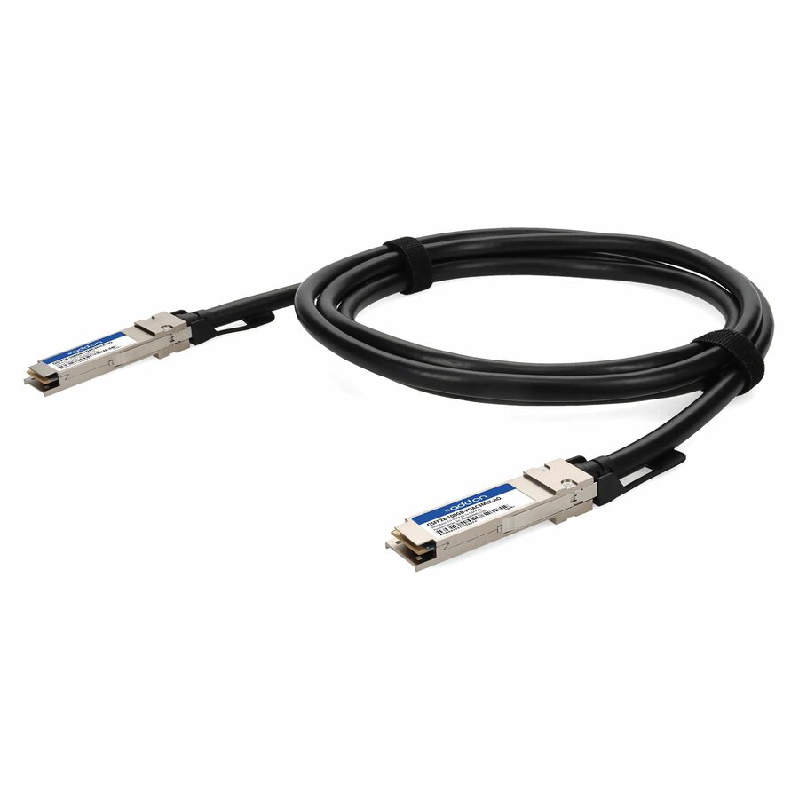 AddOn MSA and TAA 100GBase-CU QSFP28 to QSFP28 Direct Attach Cable (Passive Twinax, 3m, Infiniband EDR, 26AWG, LSZH)