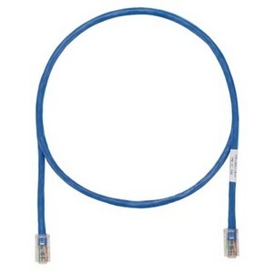 PANDUIT Cat.6 UTP Patch Cable - RJ-45 Male Network - RJ-45 Male Network - 7ft - Blue, Clear