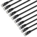 StarTech 6 ft. CAT6 Ethernet cable - 10 Pack - ETL Verified - Black CAT6 Patch Cord - Molded RJ45 Connectors - 24 AWG - UTP