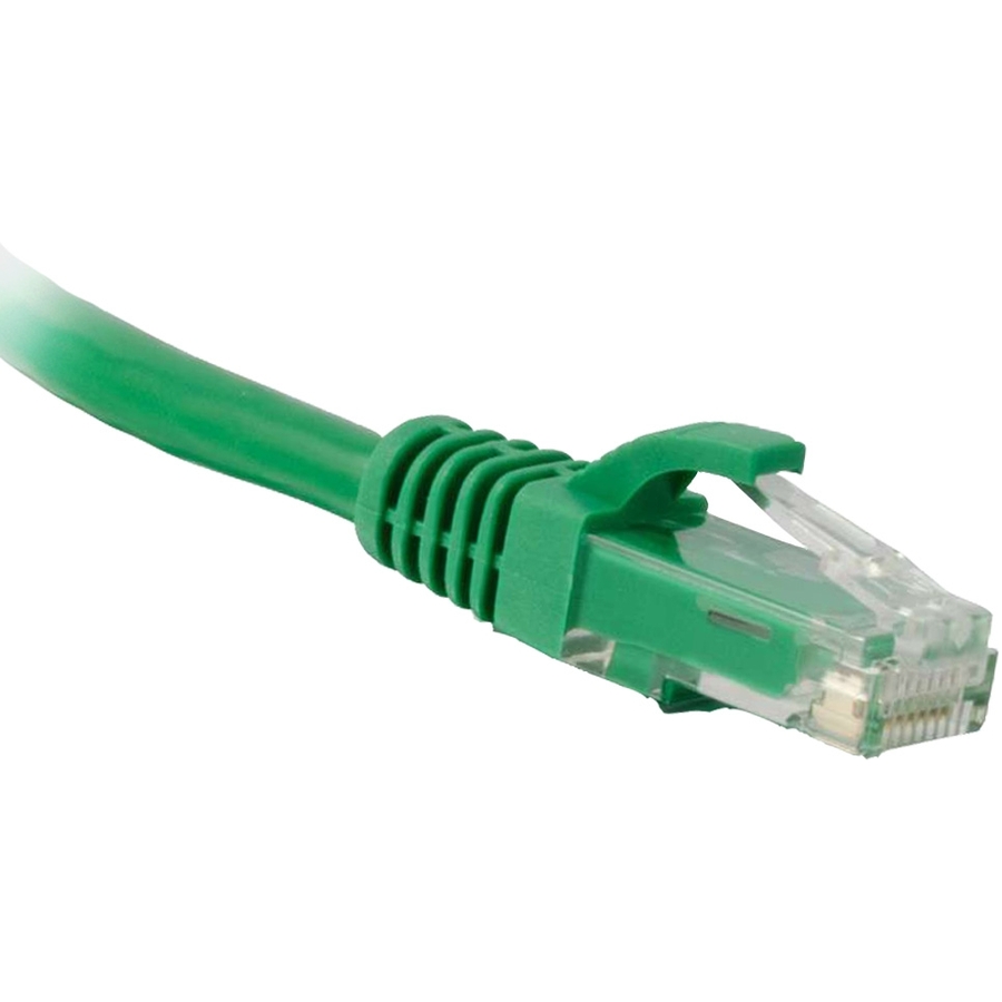 ENET Cat6 Green 20 Foot Patch Cable with Snagless Molded Boot (UTP) High-Quality Network Patch Cable RJ45 to RJ45 - 20Ft
