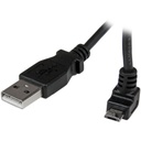 StarTech 2m Micro USB Cable - A to Up Angle Micro B