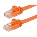 Monoprice FLEXboot Series Cat5e 24AWG UTP Ethernet Network Patch Cable, 7ft Orange