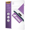 Fellowes Glossy Pouches - Menu, 3 mil, 25 pack