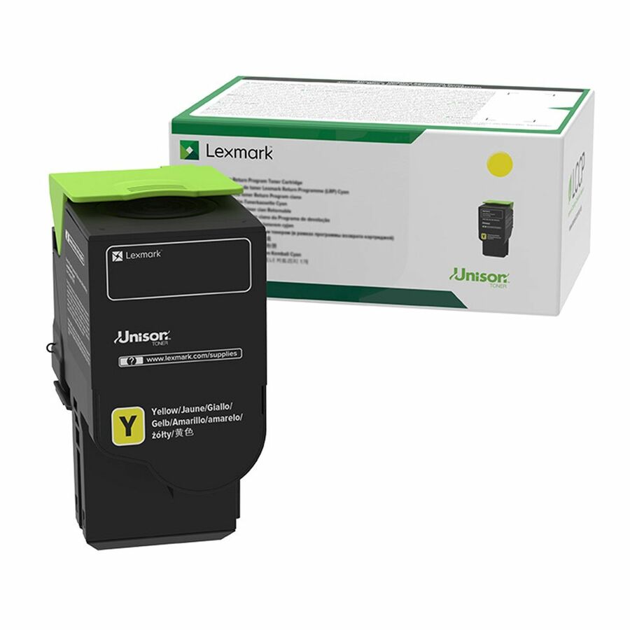 Lexmark Unison Original Extra High Yield Laser Toner Cartridge - Yellow Pack - 5000 Pages