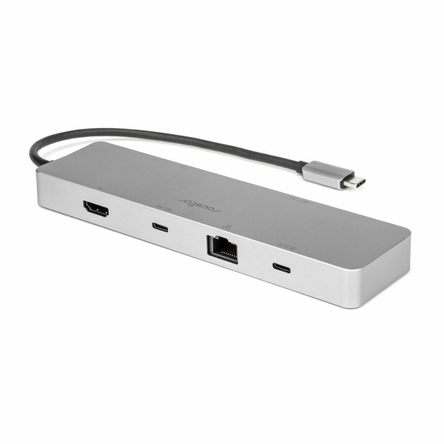 Rocstor Type-C 6-in-1 Dual Displays Portable Dock with Type-C Video