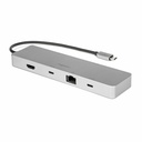Rocstor Type-C 6-in-1 Dual Displays Portable Dock with Type-C Video
