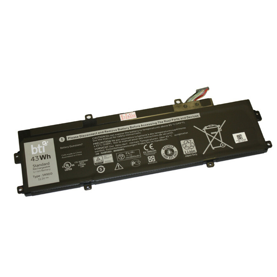BTI 5R9DD-BTI 11.1V 43WHR LI-ION BATTERY 05R9DD, XKPD0, 0KTCCN, 5R9DD, KTCCN CHROMEBOOK 11 3120 P22T