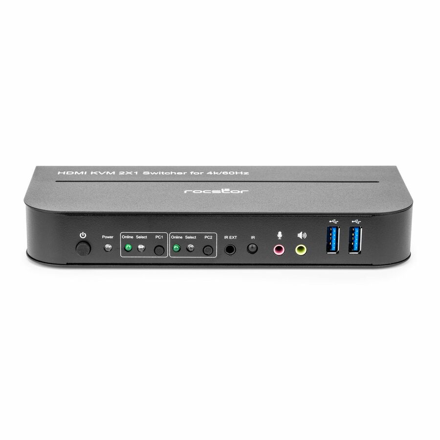 Rocstor SolidKVM SK06 4K HDMI and USB 3.0 2�1 KVM Switch