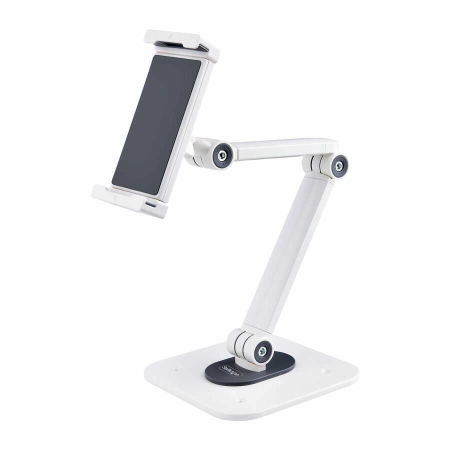StarTech.com Adjustable Tablet Stand for Desk, Up to 1kg, Universal Tablet Stand Holder Desk/Wall, Ergonomic Articulating Tablet Mount
