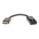 Rocstor DisplayPort to HDMI Adapter - 4K DP to HDMI Converter - UHD 4K 60Hz - 5.90" DisplayPort/HDMI A/V Cable for Audio/Video Device, Monitor, Projector, TV, Graphics Card, PC, Desktop Computer, MacBook, MacBook Air, Mac mini, Notebook, ... - First End: 1 x DisplayPort 1.4 Digital Audio/Video - Male - Second End: 1 x 19-pin HDMI 2.0 Digital Audio/Video - Female - 18 Gbit/s - Supports up to 3840 x 2160 - Black - 1